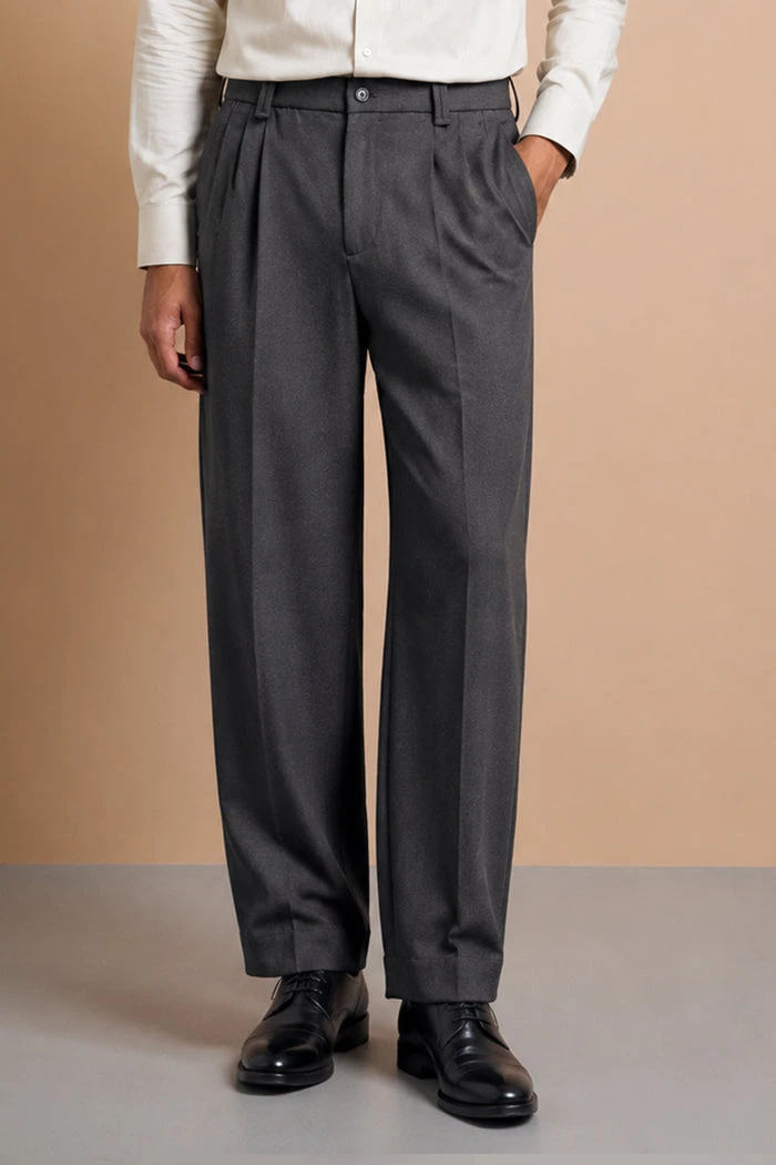 Regular Fit Formal Pant - 3